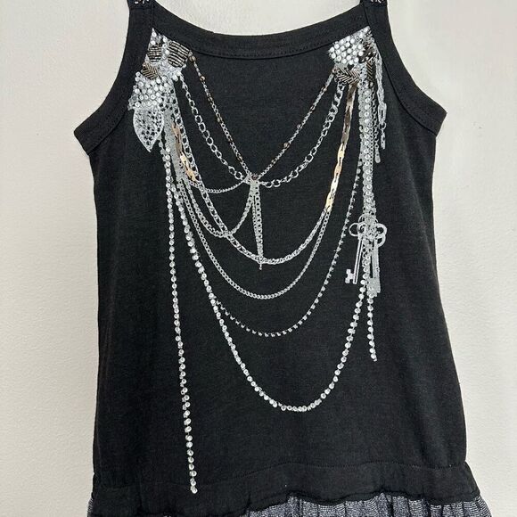 Miss Me Girls Youth Small Tunic Top Dress - Picture 4 of 7